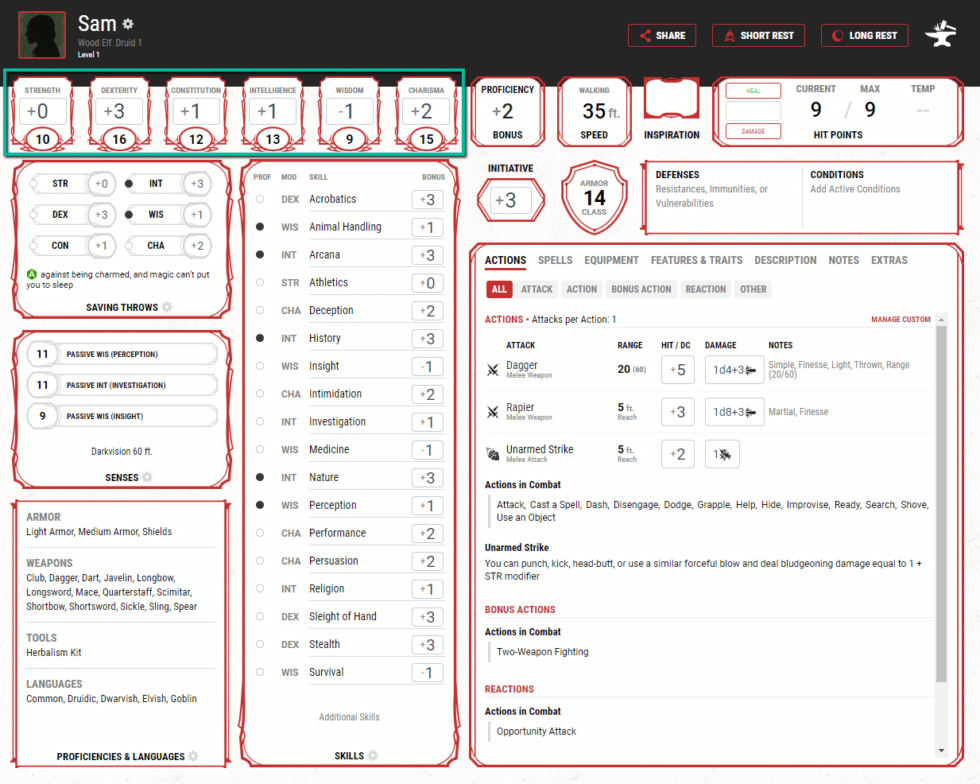 D&D Beyond Character Sheets - D&D Newbie Sessions